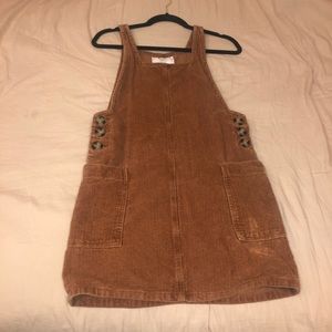 Cute corduroy brown dress from Cotton On